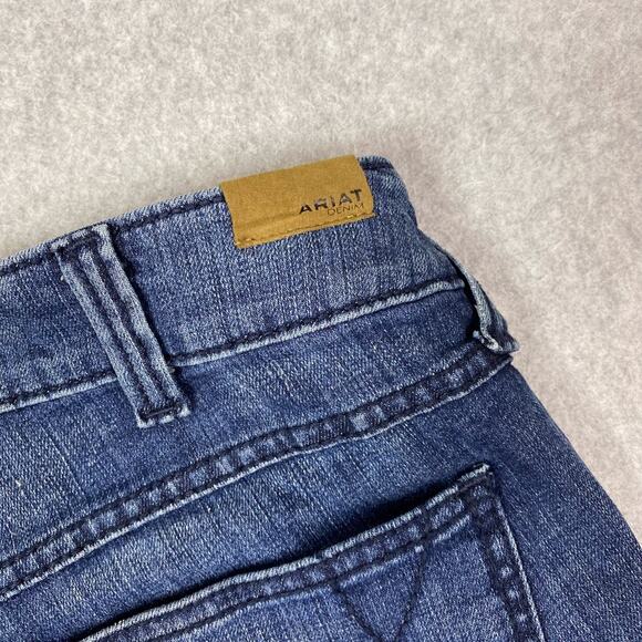 Ariat Women's Trouser 32S Mid Rise Stretch Ella Wide Leg Jean - Picture 9 of 12